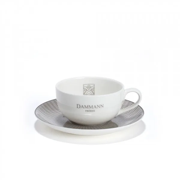 Juego de Plato y Taza de Té Dammann