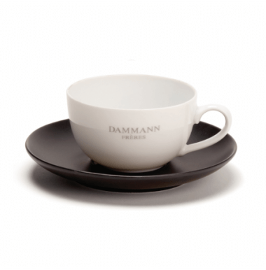 Jumbo Taza y Plato Negro 30 CL